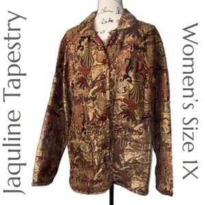 Jacquline Design Studio - Vintage Tapestry Jacket - Baroque Brocade - Size 1X